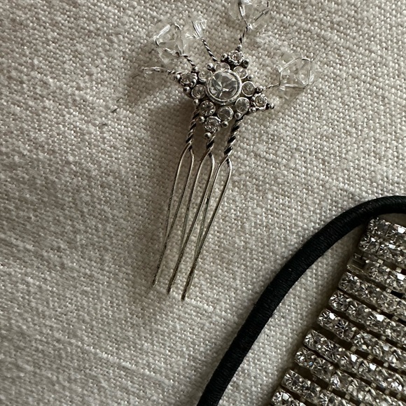 Wedding Bride Rhinestone Hair Combs lot - Picture 5 of 9